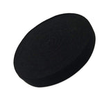Abbaoww 50 Yards Cotton Twill Tape Ribbon 2 Inch, Soft Natural Webbing Tape Herringbone Tape for Sewing DIY Craft, Black