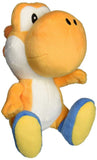 Little Buddy 1390 Super Mario All Star Collection 7 Orange Yoshi Plush