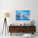 Winter Landscape At Loisach, Germany-Paper Art-46,,X33,,