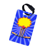 Funcart Cricket Theme Luggage Tag