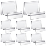 Weysat Purse Display Stand Clear Acrylic Handbag Stand Jewelry Wallet Displays Holder Organizer Acrylic Purse Rack for Closet (8