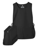 Adar Uniforms Universal Unisex Cobbler Apron 6 Pack 7026 BLK R