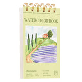 Watercolor Paper Pad 3.5x5.5 Inch | 30 Sheets 140lb/300g,Spiral-Bound, Tear-Resistant & No-Bleed | Artist-Grade for Water Color