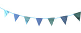 My Party Suppliers Sparkly Paper Pennant Banner, Glitter Triangle Flags Bunting Pennant Banner Gold Paper Garland for Baby Showe