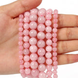 Genuine Rose Quartz Beads Round 12mm Semi Precious Gemstone Beads for Jewelry Making 32pcs