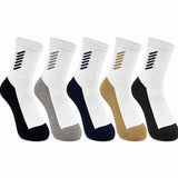 Rysn Premium MenS Cotton Sports Socks | High Ankle Length | OdourFree & AntiBacterial | Cushioned Base | Available In Combo P