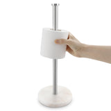KES Free Standing Toilet Paper Holder Storage with Heavy Marble Base 3 Rolls 18/8 Stainless Steel,Toilet Tissue Holder Brushed F