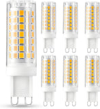 Geminilite G9 LED Bulbs Dimmable 2700K G9 Bi-Pin Base T4 7W Replacement for 70 Watts Halogen,120V 800 Lumen 360Beam Angle Soft W