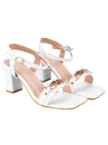 Shoetopia Girls 2211 White Heeled Sandal - 4 Uk (Girls-2211-White),White,4,B0CRPF7JS4