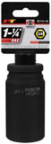 Performance Tool M742-40 3/4-Inch Drive 1-1/4-Inch Deep Wall Impact Socket for Heavy-Duty Fastening Tasks and Automotive Repairs