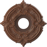 Ekena Millwork CMP13ATDRU Attica Thermoformed PVC Ceiling Medallion (Fits Canopies up to 5), 13OD x 3 1/2ID x 3/4P, Universal Ag