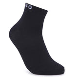 Lfo MenS Crew Socks | Pack Of 3 Cotton Rich Socks | Black, Navy & Light Grey | Soft, Breathable & Comfortable | Everyday Wear