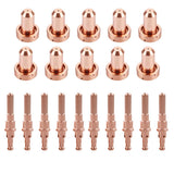 KEMAO 9-8208 40A Nozzle Tips 9-8215 Electrode, 20Pack, Fit for Thermal Dynamics SL60/SL100 Plasma Cutting Torch Consumables