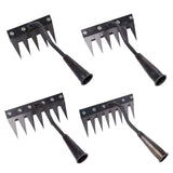 Snappsy Weeding Rake Garden Hand Rake For Tilling Soil Cultivating Vegetable Plowing 5 Teeth|Home Decoration Items For Living Ro