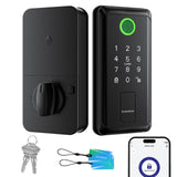 Keyless Entry Door Lock,Smart Keyless Entry Door Lock, Fingerprint Smart Locks for Front Door,Smart Deadbolt Lock, Built-in Wi-F