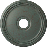 Ekena Millwork CM18DICBC Diane Ceiling Medallion, 18OD x 3 5/8ID x 1 1/8P (Fits Canopies up to 5 3/8), Hand-Painted Cloud Burst