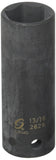 SUNEX TOOLS 2626 1/2Inch Drive 13/16Inch Extra Thin Wall Deep Impact Socket