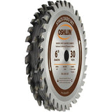 OSHLUN SDS0630 6Inch 30 Tooth Stack Dado Set with 5/8Inch Arbor