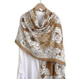 Scarfitt WomenS Viscose Floral Scarf Soft Lightweight Long Stole