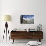 Abraham Lake Created By Bighorn Dam On The North Saskatchewan River, Jasper National Park, Alberta, Canada-Paper Art-38,,X26,,