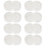 MABOZOO Chunky Yarn for Crocheting 8 Pack,White Fluffy Jumbo Chenille Yarn,Soft Plush Yarn Bulky,Giant Thick Fuzzy Yarn for Hand