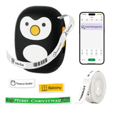 NULLTONEX Mini Label Maker Bluetooth Machine: Wireless Small Label Makers with Tape - Portable Thermal Labeler Works with Tablet