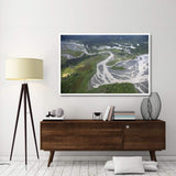 Kwik Stream In Taiga, Wrangell-St. Elias National Park, Alaska-Paper Art-62,,X42,,