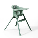 Mompush Olli 7-in-1 Convertible High Chair for Babies and Toddlers - Adjustable Height & Footrest, Dishwasher-Safe Tray, Compact