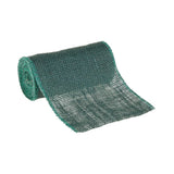 Love, Laugh, Craft Jute Burlap Roll, Finished Edges, 6 Inch x 5Yards, Pine Green