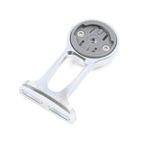 JRC Components Stem Out Front Mount | Compatible with Wahoo Elemnt GPS Devices | Lightweight CNC Machined Aluminum Body - Silver