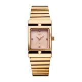Fastrack Vyb 6.0 Showstopper Quartz Rose Gold Shaped Dial Women'S Watch | Stainless Steel Strap Material | Watches For Women Ana