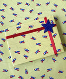 Dovetail Plane Awesome Gift Wrapping Paper Pack of 20 Sheets (29 x 19 in) | Aeroplane Design for Birthdays, Return Gifts & Eve
