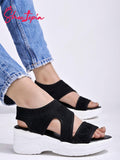 Shoetopia Women'S Sandal-7 Kids Uk (Milton-Black)-Eu40,Black,7,B0D2TYT788