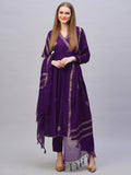 Anni Designer Women'S Rayon Blend Anarkali Printed Kurta With Pant & Dupatta (Berlin Begani-Nb_Xl_Begani_X-Large),Begani,XL,,,