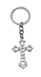 Blessings Cross Stone Silver 9.8 Cm Metal Keychain
