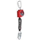3M Protecta Self-Retracting Lifeline with Carabiner 3100513, Web, Steel Snap Hook, 11ft.