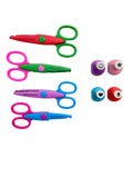 Ybn Crft Punches Machine With Designer Scissors For Art And Craft Projects Pack 4 Craft Punching Maching And 4 Diffrent Design
