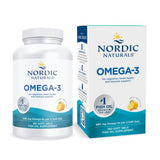 Nordic Naturals Omega-3, Lemon Flavor - 180 Soft Gels - 690 mg Omega-3 - Fish Oil - EPA & DHA - Immune Support, Brain & Heart He