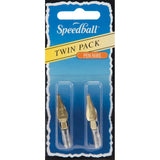 Speedball #513EF Pen Nib, Extra Fine, Twin Pack For Industrial Arts Calligraphy, Drawing Creative Writing, Ink Dip Quill Pen, Le