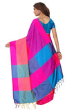 Om Sai Latest Creation Womens Bhagalpuri Silk Saree With Blouse Piece-Free Size (Pink)