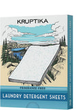 Kruptika Laundry Detergent Sheets Fragrance Free 30 Count