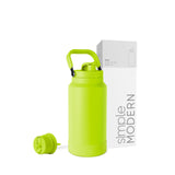 Simple Modern Trek Pivot | Half Gallon Water Bottle Jug with Handle & Boot | Interchangeable Straw & Chug Lids | Large Insulated
