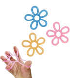 3pcs Hand Grip Strengthener Flower Shape Hand Extensor Exerciser Finger 3 Level Stretcher Hand Resistance Bands for 5/4/3kg Wris