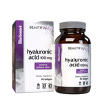 Bluebonnet Nutrition Beautiful Ally Hyaluronic Acid 100mg, Nurture Radiant Skin*, Non-GMO, Gluten-Free, Soy-Free, 90 Softgels, 9