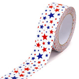 Whaline 109 Yard 250th Anniversary Patriotic Packing Tape Gift Wrapping Tape 4th of July American Red Blue Star Packaging Tapes