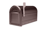 Architectural Mailboxes Mapleton Galvanized Steel Post Mount Mailbox, Compatibility Code F, 79002RZCG10, Rubbed Bronze, Large