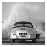Ocean Waves Breaking On Vintage Beauties (Bw Detail 2)-Paper Art-26,,X26,,