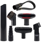 ECOMAID 1 1/4inch Vacuum Accessories and Attachments for Shop Vac Household Cleaning Vacuum Brush Attachment Nozzle Flexible Crevic