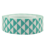 allydrew Colorful Patterns Japanese Washi Masking Tape - Aqua Vector Triangles