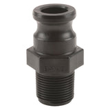 Banjo 100F Polypropylene Cam & Groove Fitting, 1 Male Adapter x NPT Male